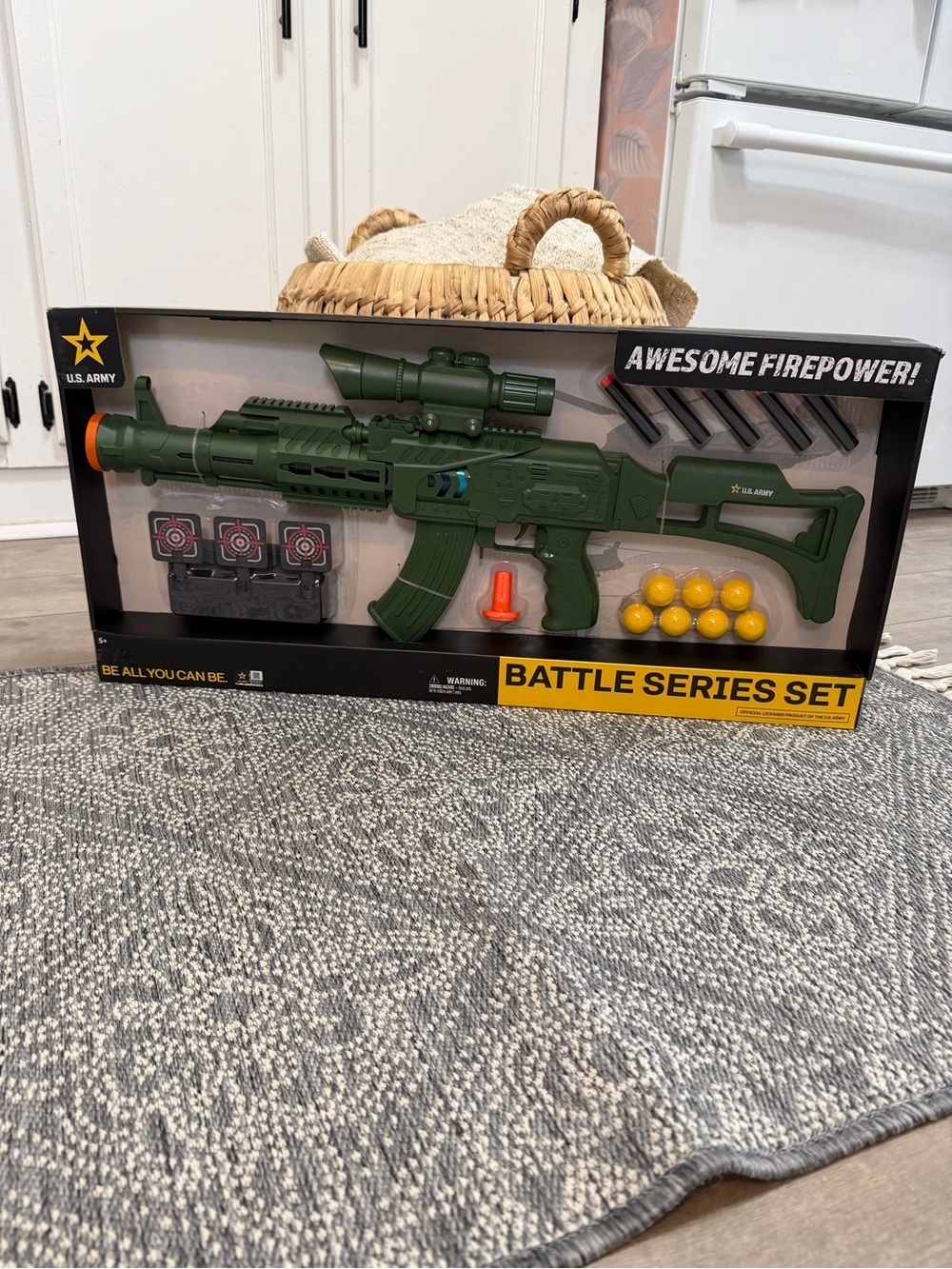 New US Army LTD Edition Kids Battle Series Toy Gun Set